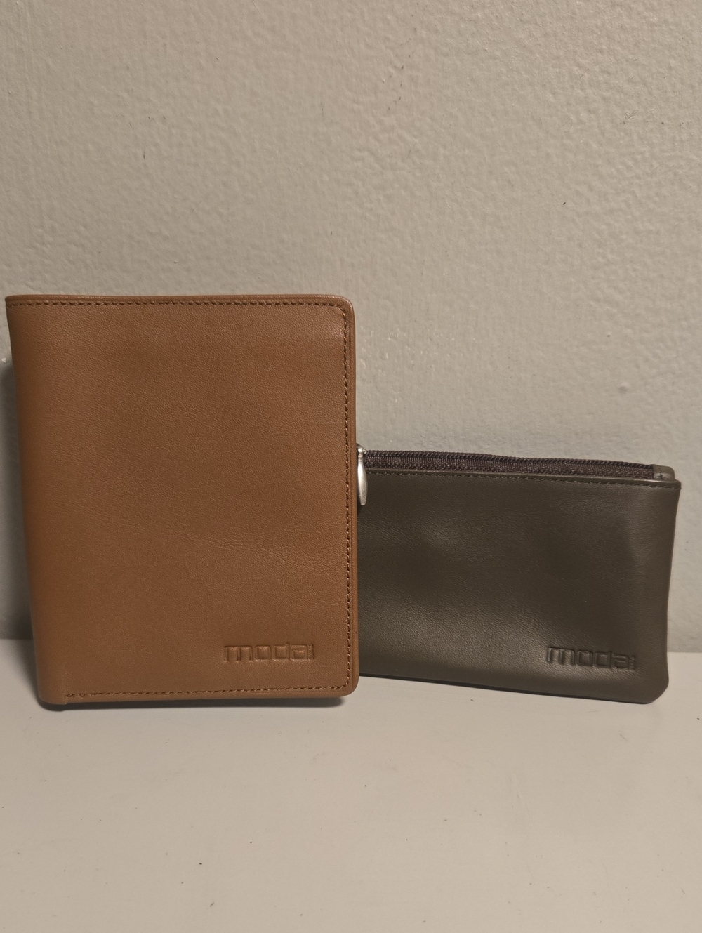 Moda Tan/Brown Bifold Wallet and Coin